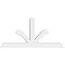Ekena Millwork Richland Architectural Grade PVC Gable Bracket, 96"W x 44"H x 6"D x 6"F, 11/12 Pitch GBP096X44X0606RIC00 - alternate 5